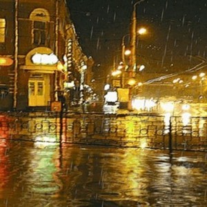 в городе дождь