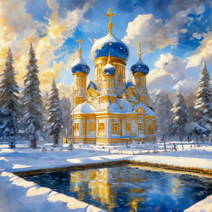 пазл крещение