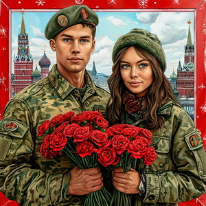 пазл 23 февраля