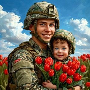 пазл 23 февраля