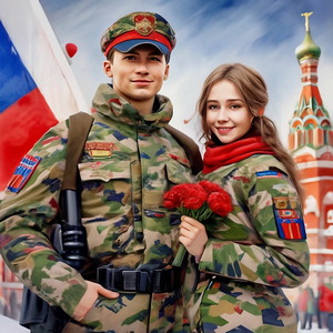 пазл 23 февраля