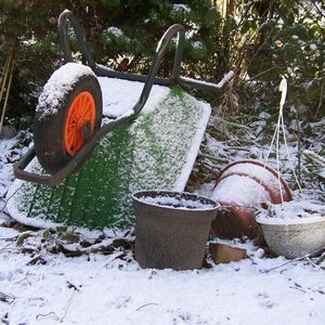 Работа в огороде в феврале