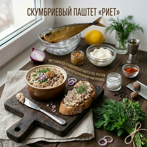 Скумбриевый паштет «Риет»