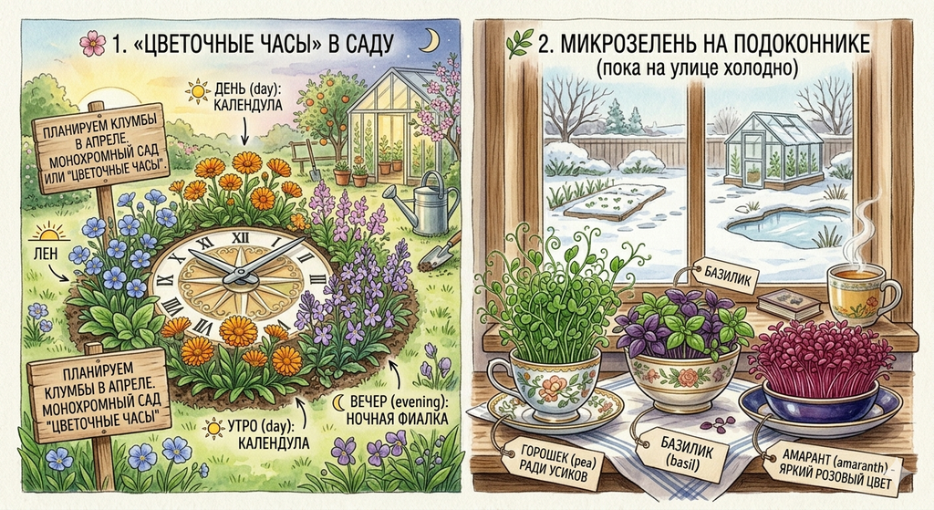 цветочные часы