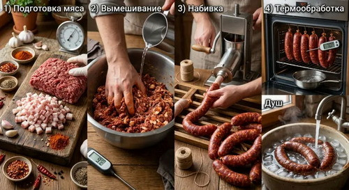 Говяжья колбаса с характером Говяжья колбаса