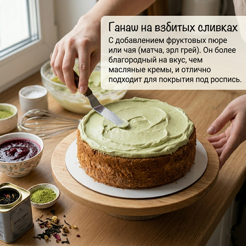 Ганаш на взбитых сливках 