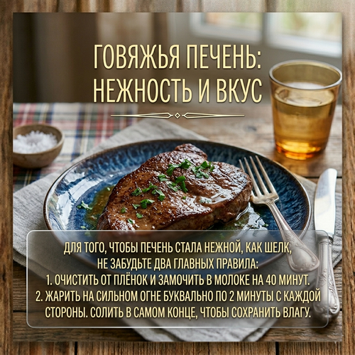 Как приготовить идеальную говяжью печень приготовить идеальную говяжью печень