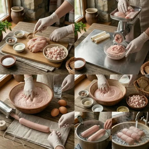 куриная Докторская колбаса