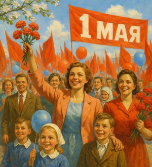 пазл первомай