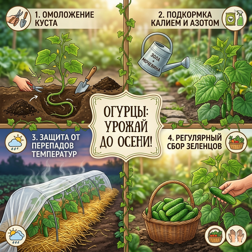 огурцы.уход