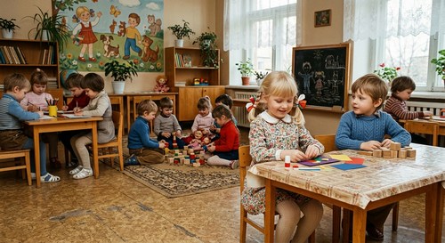 день в детском саду