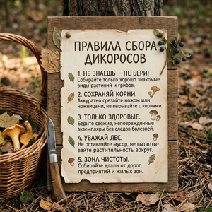 Как собирать дикоросы