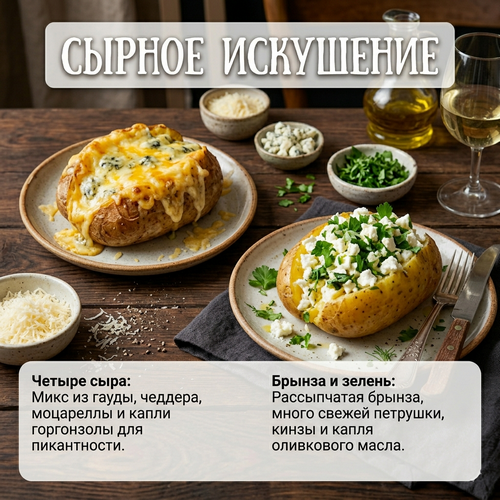 Начинки для запечённого картофеля