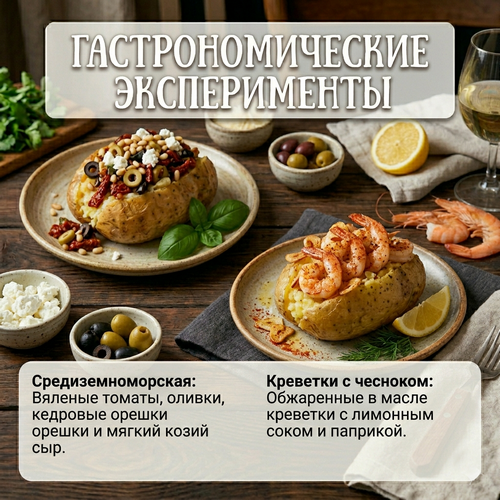 Начинки для запечённого картофеля
