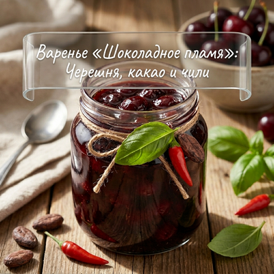 Варенье «Шоколадное пламя»