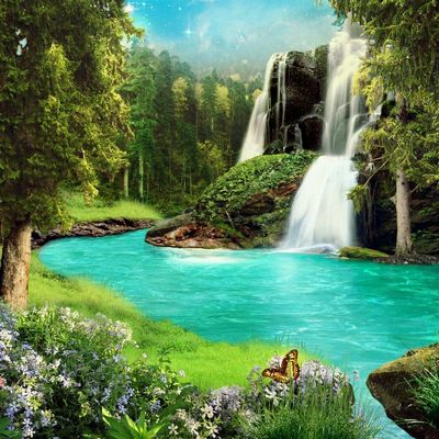 пазл «Водопад 4»