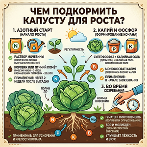 Чем подкормить капусту