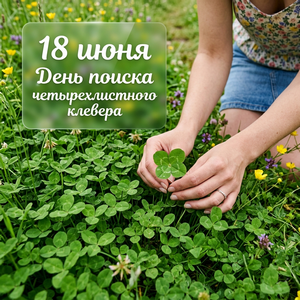 День поиска четырехлистного клевера День четырехлистного клевера