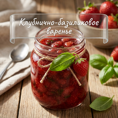 Клубнично-базиликовое варенье