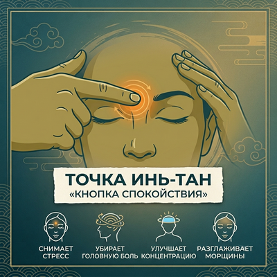 Точки здоровья на лице