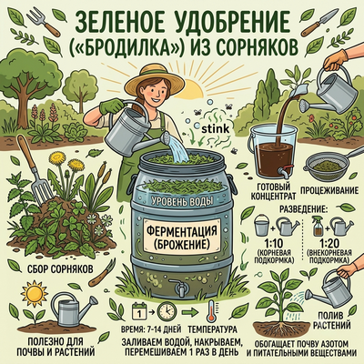 Зеленое удобрение («Бродилка»)