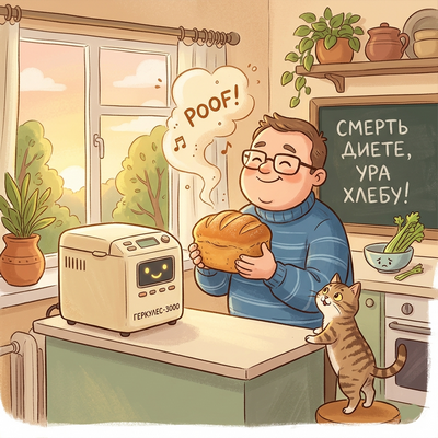Восстание хлебопечки. юмор