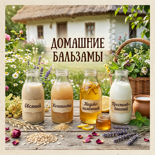 аптечка для волос: 4 домашних бальзама