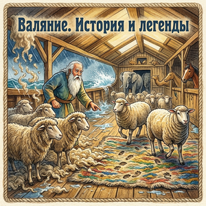 валяния шерсти