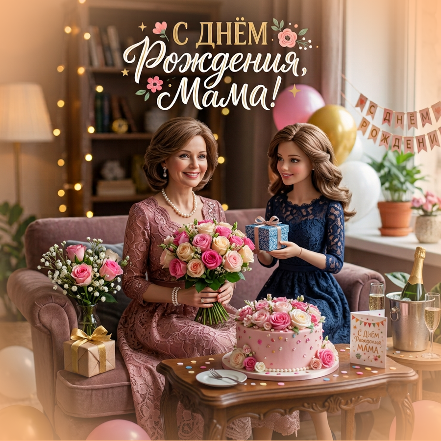 С Днём рождения, мама! поздравления