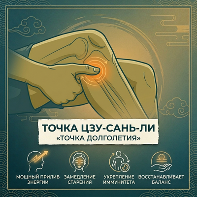 Точки для энергии и долголетия