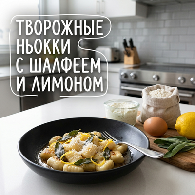 Творожные ньокки. рецепт