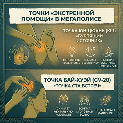 Точки «Экстренной помощи» в мегаполисе