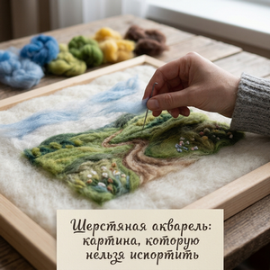 Шерстяная акварель