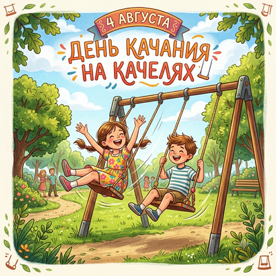 День качания на качелях