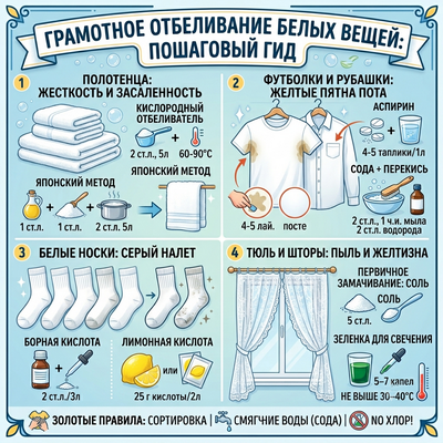 Как вернуть белизну вещам Как вернуть белизну вещам