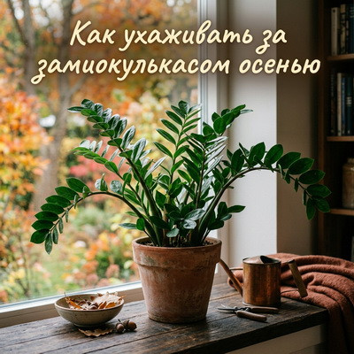 Как ухаживать за замиокулькасом осенью